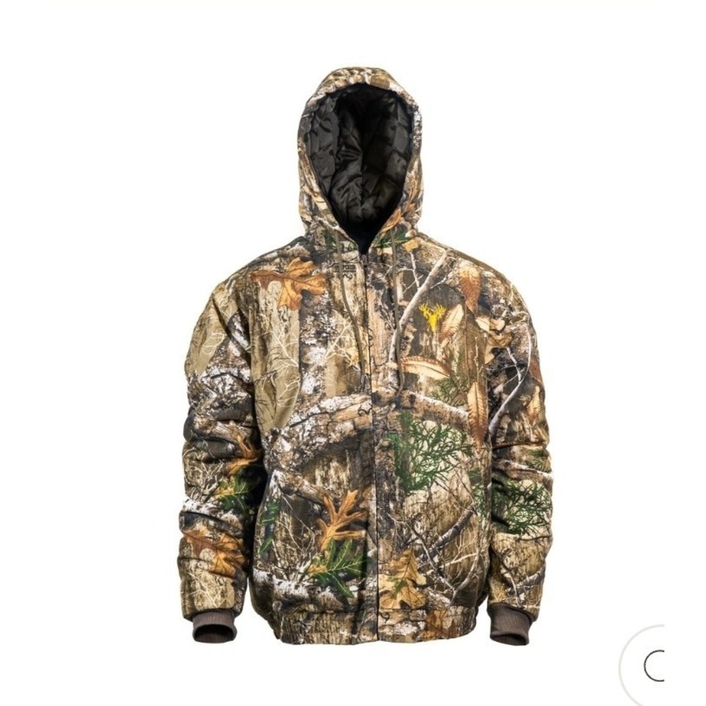 Hot Shot Men's Insulated Twill Camo Hunting Cold Weather Jacket Sz XL NEW! $100